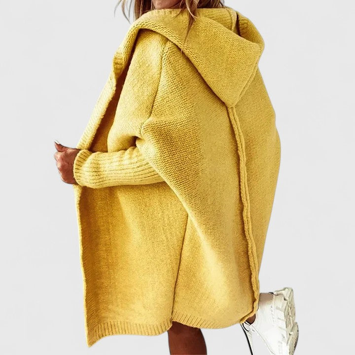 Rosalynne | Comfortable Cardigan – Yellow | The Bellemont Sisters Australia