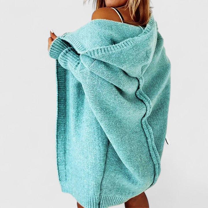 Rosalynne | Comfortable Cardigan – Blue | The Bellemont Sisters Australia