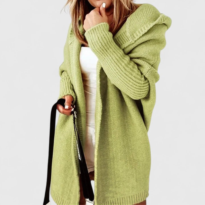 Rosalynne | Comfortable Cardigan – Green | The Bellemont Sisters Australia