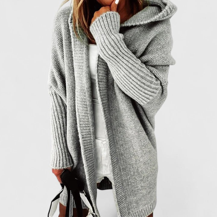 Rosalynne | Comfortable Cardigan – Gray | The Bellemont Sisters Australia