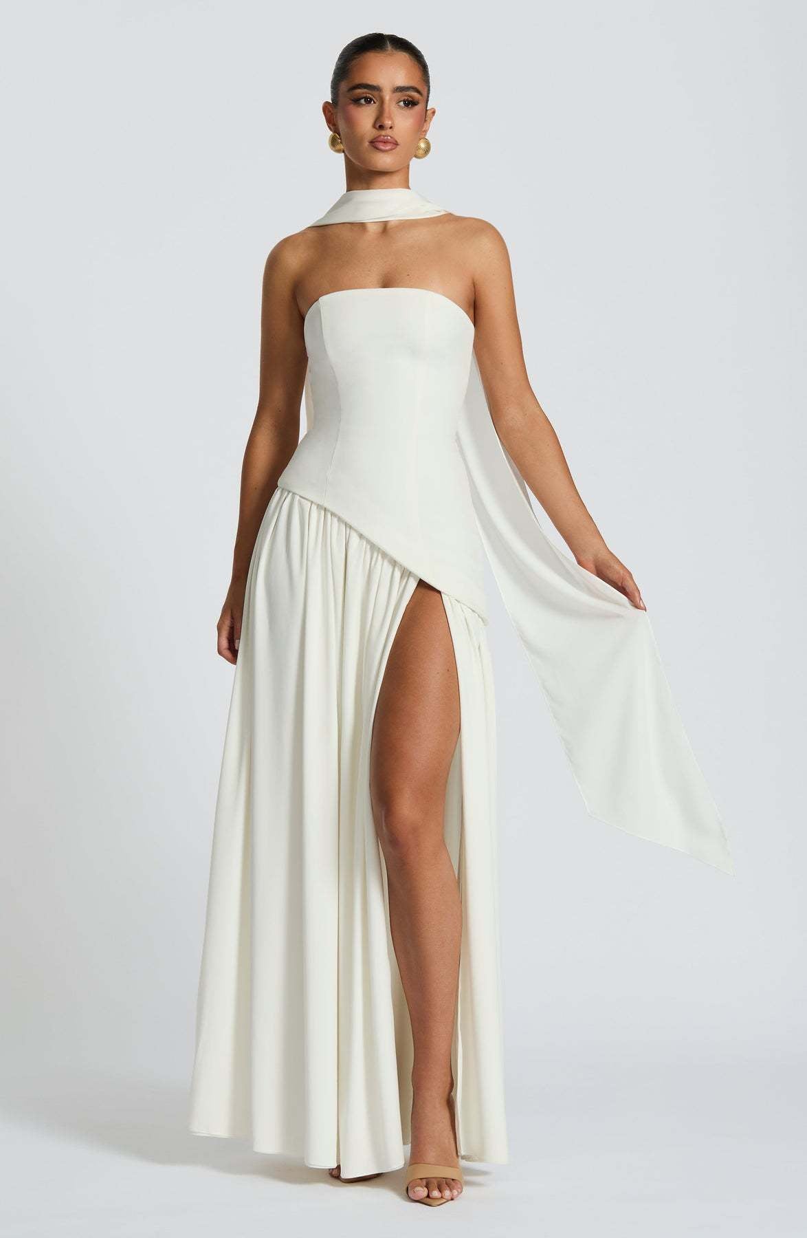 Valentina - Backless Split Dress | The Bellemont Sisters Australia
