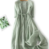 Nadège™ | Featherlight Maxi Dress – Green | The Bellemont Sisters Australia