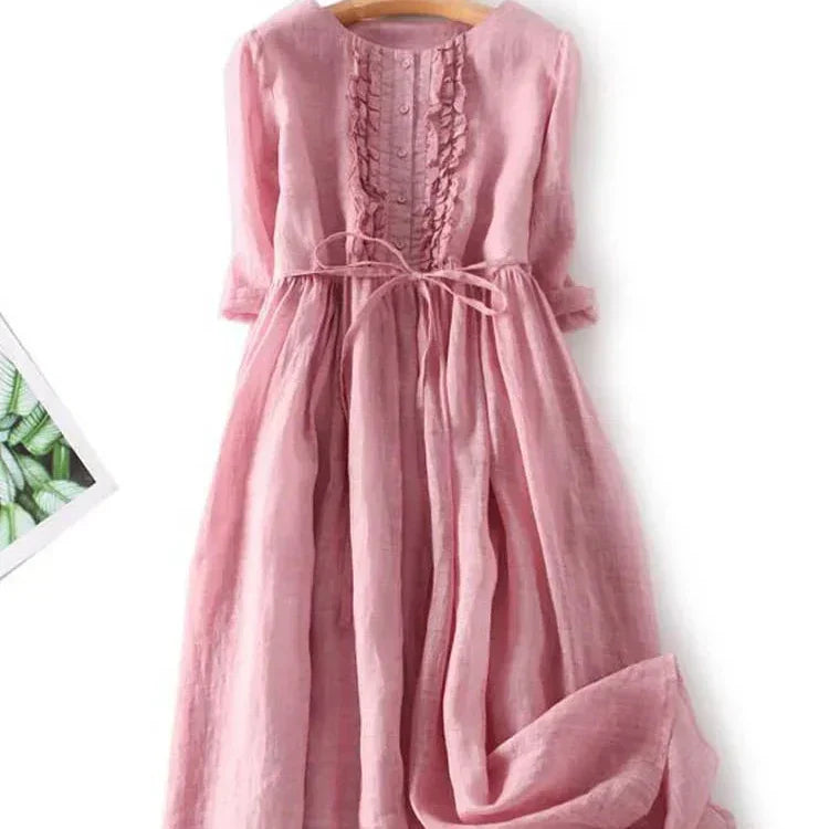 Nadège™ | Featherlight Maxi Dress – Pink | The Bellemont Sisters Australia