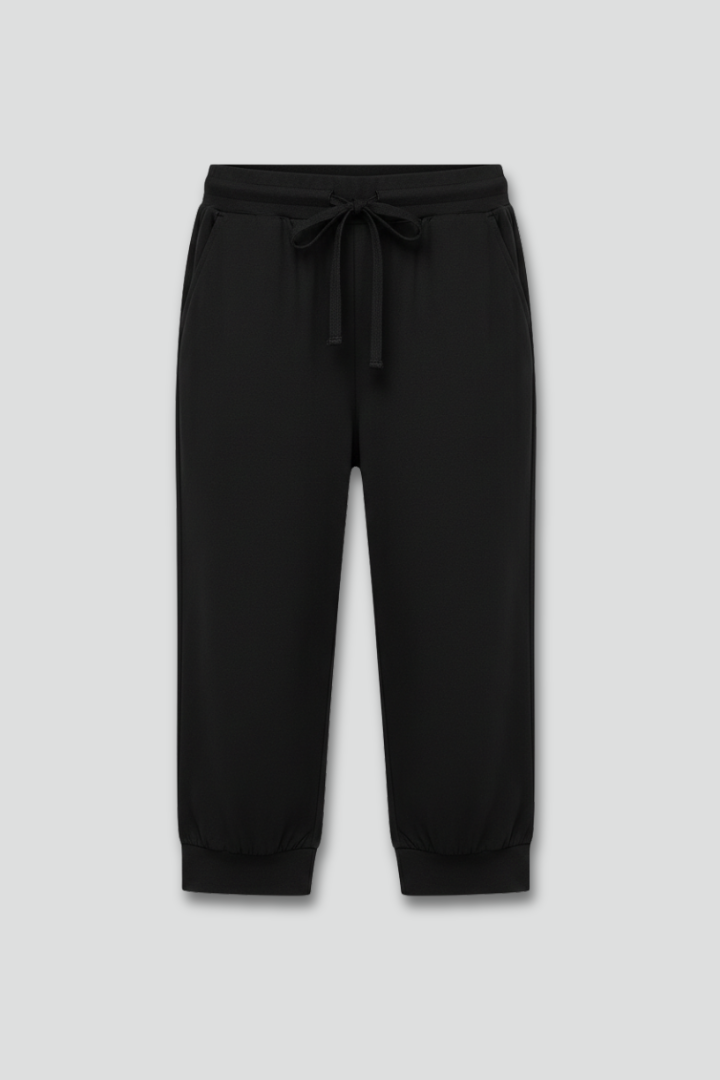 Audrey | Women’s Capri Trousers with Drawstring Waist and Side Pockets | The Bellemont Sisters Australia