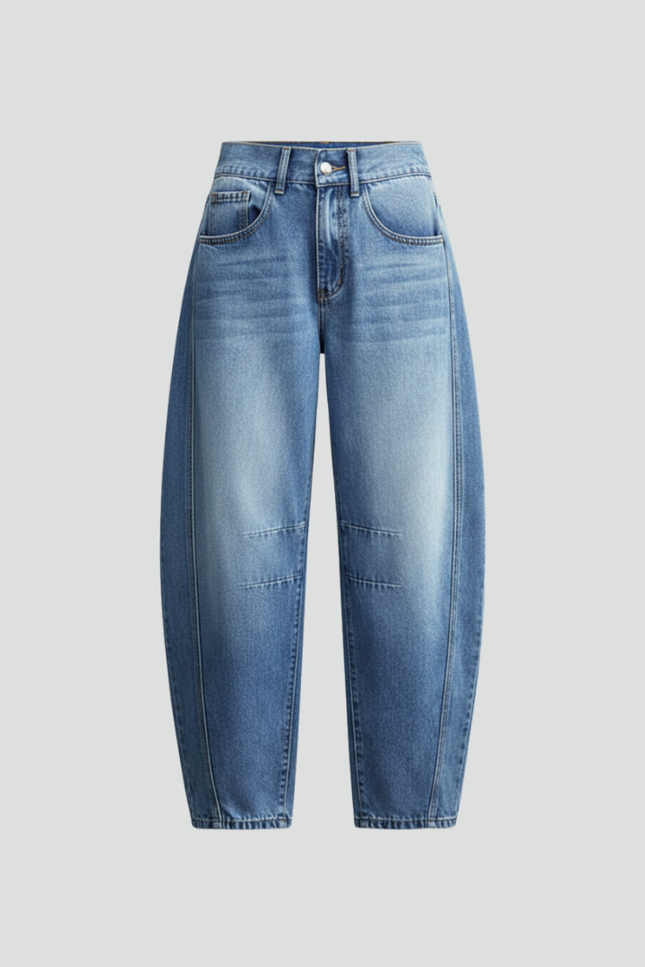 Isabella | Women’s Casual Low-Waist Straight-Leg Denim Jeans | The Bellemont Sisters Australia