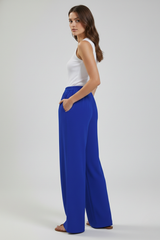 Claire | Women’s Palazzo Trousers with Drawstring Waist and Side Pockets | The Bellemont Sisters Australia