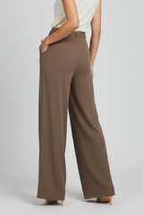 Evelyn | Women’s Wide-Leg Drawstring Waist Palazzo Trousers | The Bellemont Sisters Australia