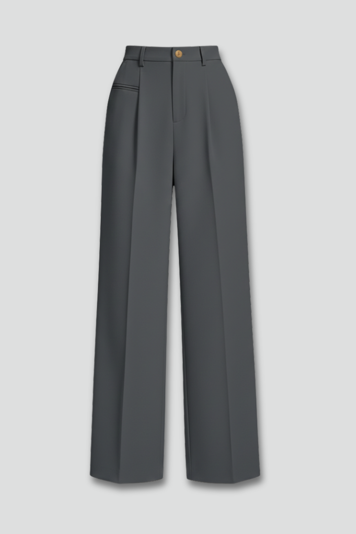 Blair | Women’s Palazzo Trousers with Front Pleats and Back Pockets | The Bellemont Sisters Australia