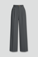 Blair | Women’s Palazzo Trousers with Front Pleats and Back Pockets | The Bellemont Sisters Australia