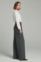 Blair | Women’s Palazzo Trousers with Front Pleats and Back Pockets | The Bellemont Sisters Australia