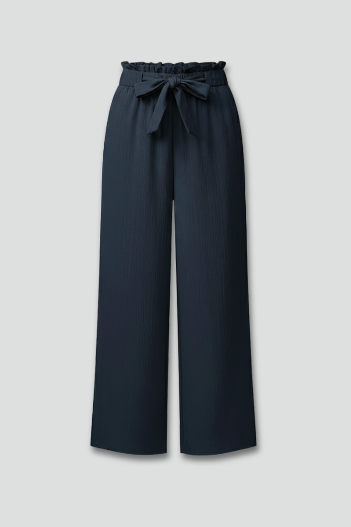 Daisy | Women’s Palazzo Trousers with Tie Belt and Wide Legs | The Bellemont Sisters Australia