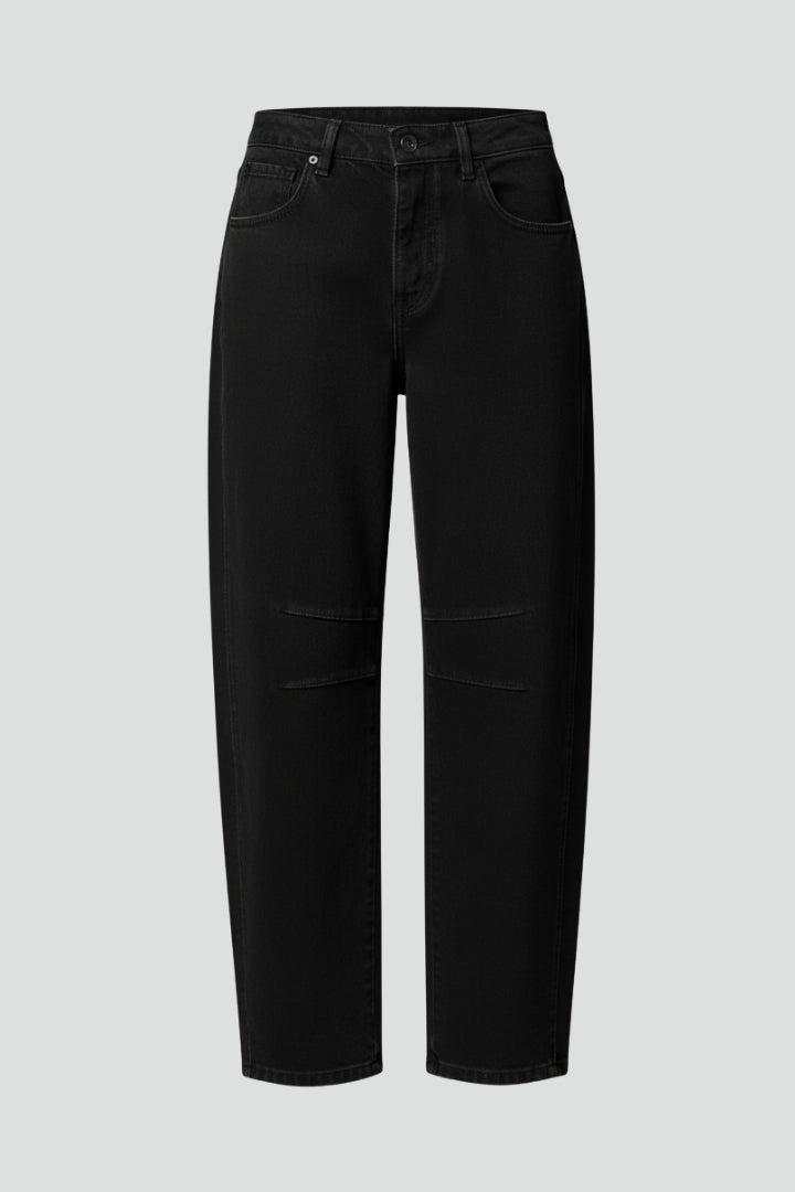 Jennifer | Women’s Casual Mid-Waist Denim Jeans with Front Closure | The Bellemont Sisters Australia