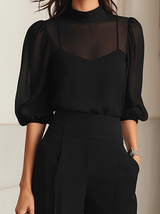 Emma | Stylish Black Three-Piece Suit Set | The Bellemont Sisters Australia