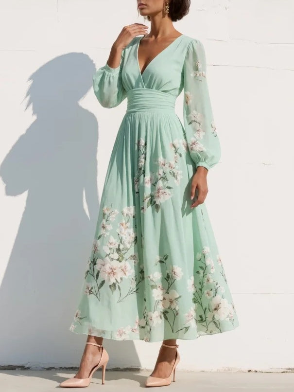 Prescela | Floral Midi Dress | The Bellemont Sisters Australia