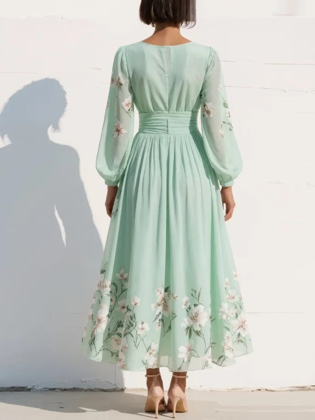 Prescela | Floral Midi Dress | The Bellemont Sisters Australia