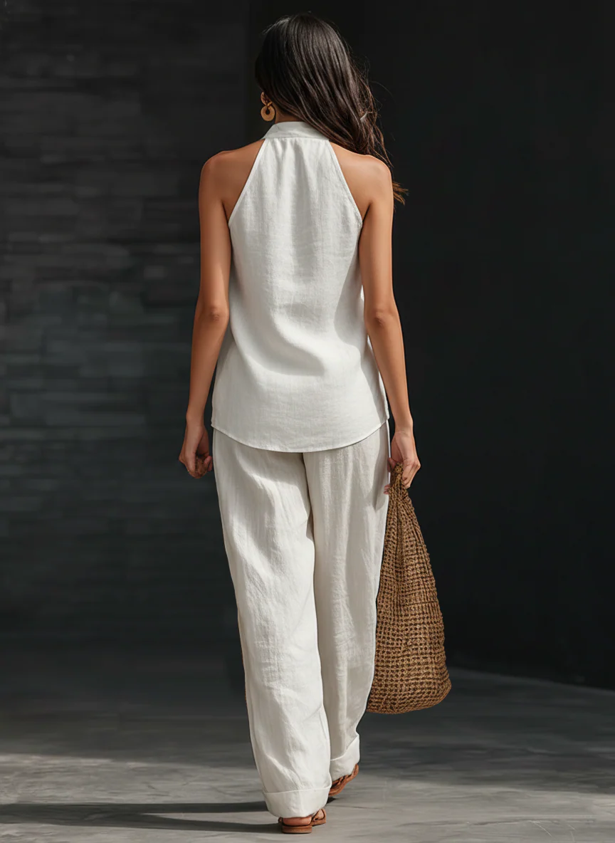 Zoë™ | Sleeveless Set with Wide Leg Pants | The Bellemont Sisters Australia