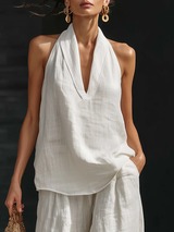 Zoë™ | Sleeveless Set with Wide Leg Pants | The Bellemont Sisters Australia