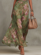 Serena — Elegant Floral Chiffon Halter Maxi Dress | The Bellemont Sisters Australia