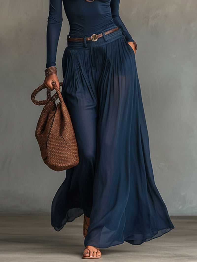Monica | Navy Blue Tulle Slimming Set | The Bellemont Sisters Australia
