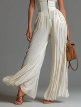 Mia – Pleated Chiffon Jumpsuit for Women | The Bellemont Sisters Australia