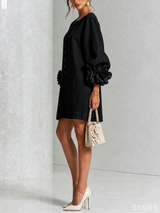 Floral Button-down Mini Dress With Striking Floral Cuffs | The Bellemont Sisters Australia
