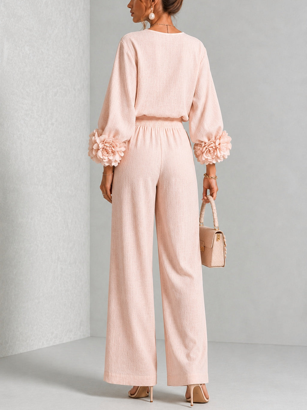 ROSALIE | FLORAL CUFF TWO-PIECE SET | The Bellemont Sisters Australia