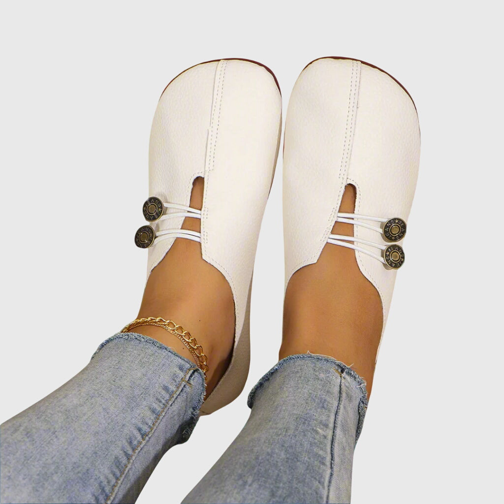 Josephine | Daily Comfort Slip-Ons – White | The Bellemont Sisters Australia