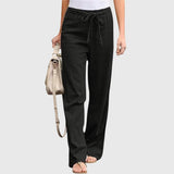 Loreen - Lightweight Pants – Black | The Bellemont Sisters Australia