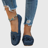 Marcelle | Comfortable Loafers – Blue | The Bellemont Sisters Australia