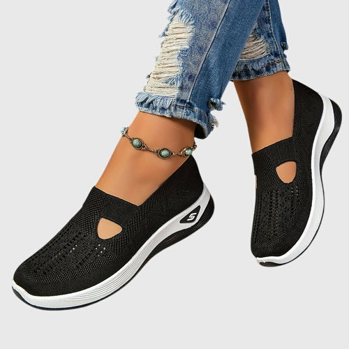 Emely | Orthopedic Slip-On Shoes – Black | The Bellemont Sisters Australia