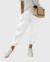 Reina | Elegant Women's Pants – White | The Bellemont Sisters Australia