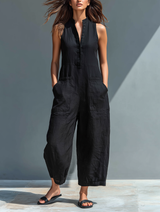 Lucinda | Elegant Sleeveless Jumpsuit | The Bellemont Sisters Australia