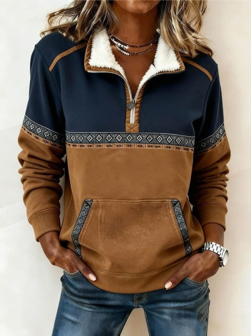 Zyrel | Comfortable Sweater – Multi-colored | The Bellemont Sisters Australia