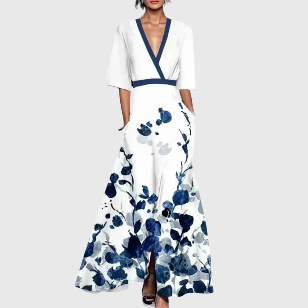 Candice | Elegant Spring Dress – White | The Bellemont Sisters Australia