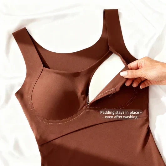 Roxanne | Built In Comfort Bra Tanktop | The Bellemont Sisters Australia