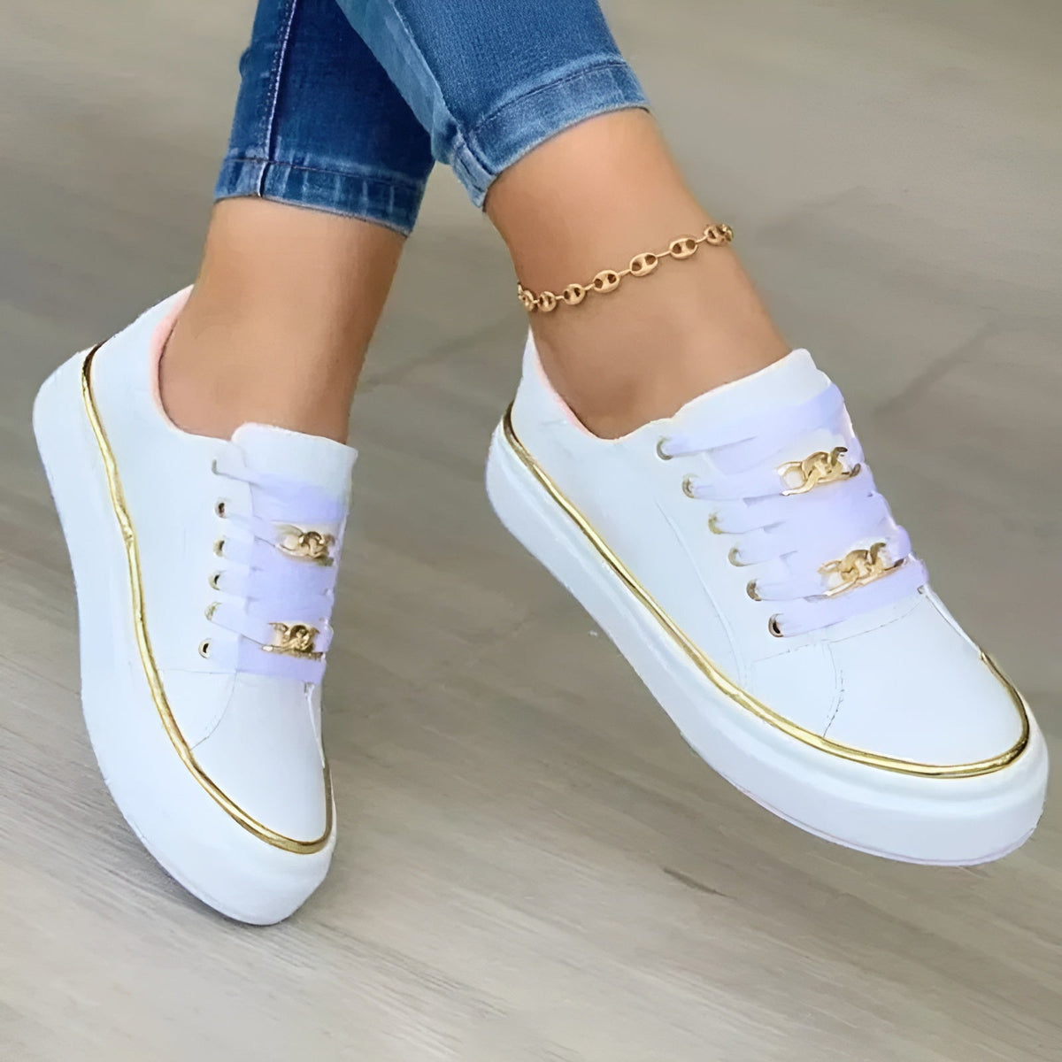 Alexya | StyliSh Orthopedic Women’s Sneakers – White (almost sold out!) | The Bellemont Sisters Australia