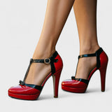Oriah | Orthopedic Heels – Red | The Bellemont Sisters Australia