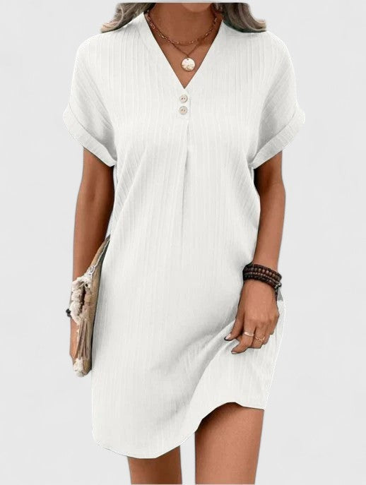 Massie | Draped Dress – White | The Bellemont Sisters Australia
