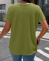 Barbara|Collar T-Shirt with Buttons | The Bellemont Sisters Australia
