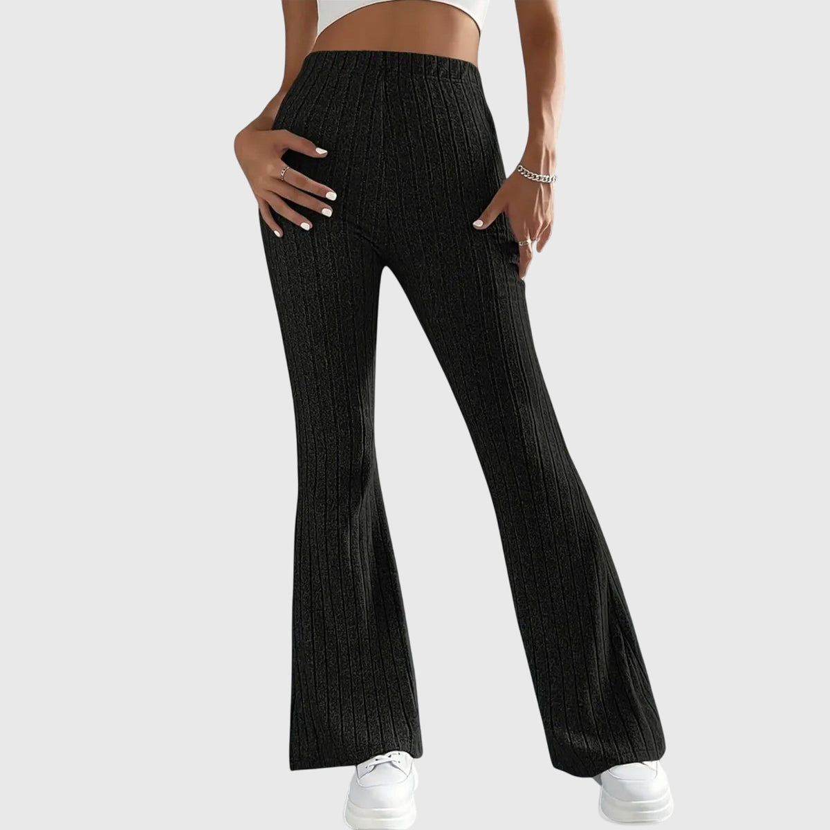 Jennifer - Elegant Trousers – Black | The Bellemont Sisters Australia