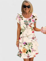 Angel | Elegant Dress – Beige | The Bellemont Sisters Australia
