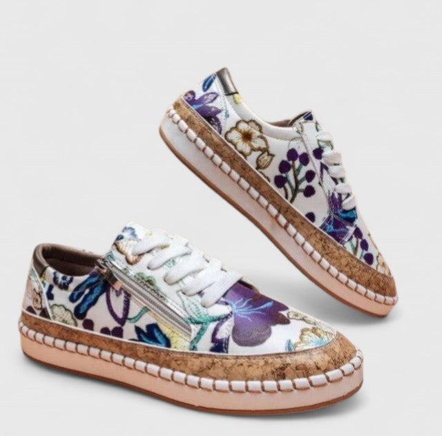 Olisette | Orthopedic Shoes – Blue Flora | The Bellemont Sisters Australia