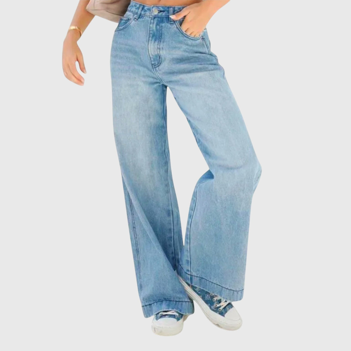 Kayla | Women’s Casual Baggy Denim Pants | The Bellemont Sisters Australia