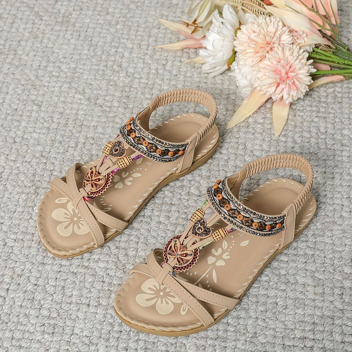 Nalu | Boho Flat Sandals | The Bellemont Sisters Australia