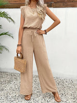 Zella™ Elegant Two-Piece Set – Khaki | The Bellemont Sisters Australia