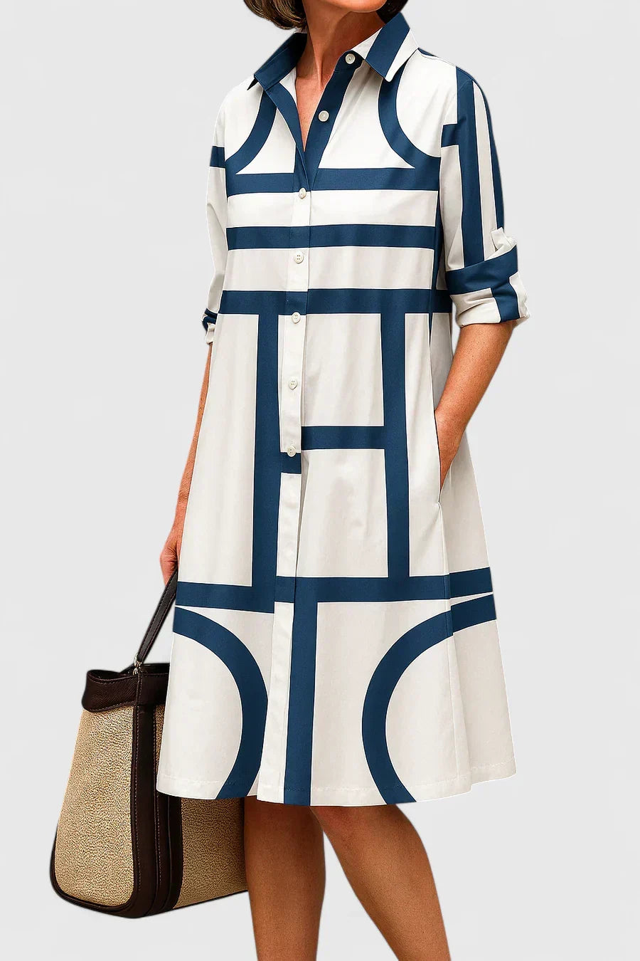 Skarlette | Elegant Midi Dress – White | The Bellemont Sisters Australia