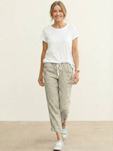 Alexa | Women's Drawstring Waist Casual Slim Fit Pants | The Bellemont Sisters Australia