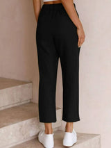 Alexa | Women's Drawstring Waist Casual Slim Fit Pants | The Bellemont Sisters Australia