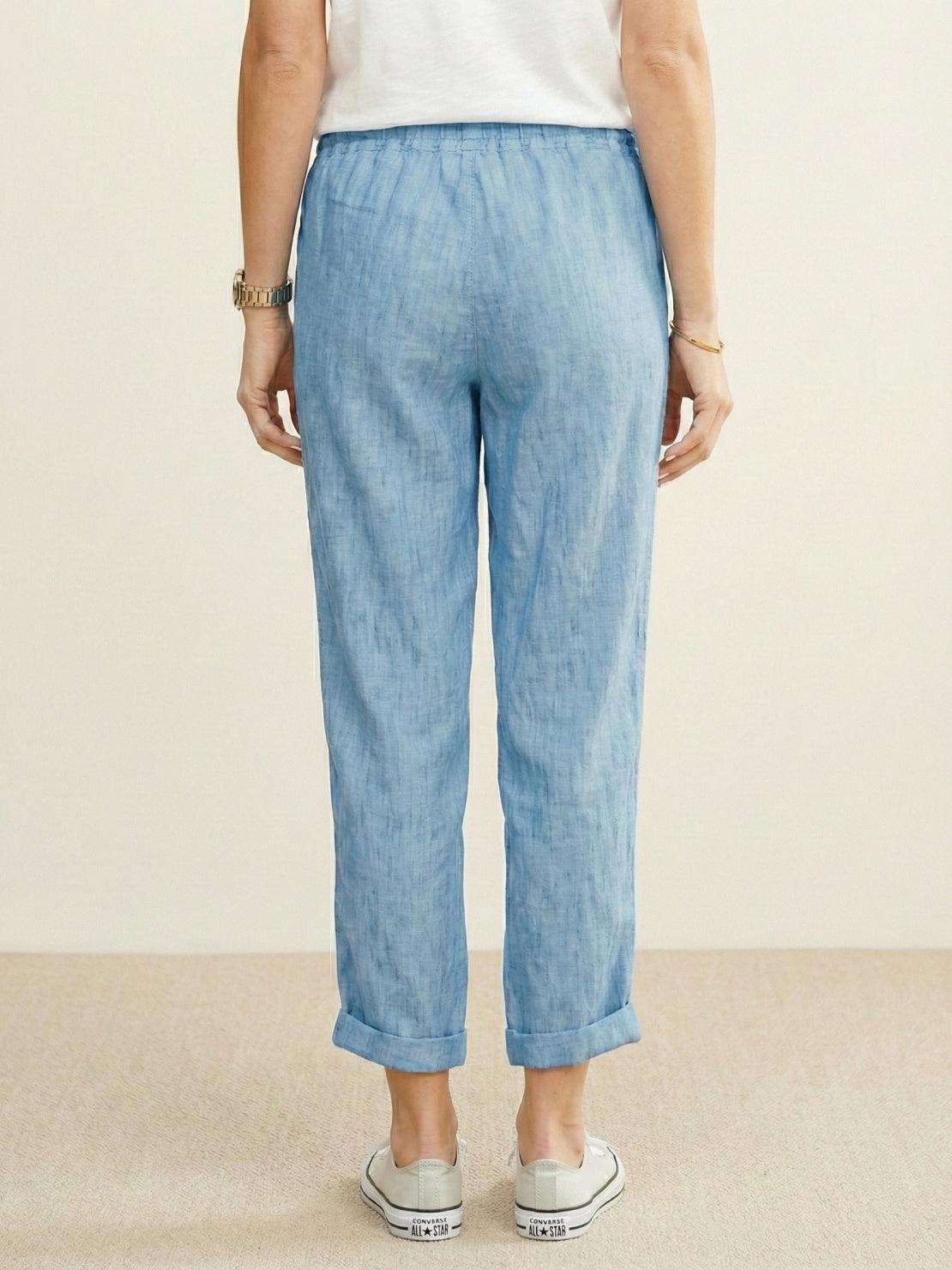 Alexa | Women's Drawstring Waist Casual Slim Fit Pants | The Bellemont Sisters Australia