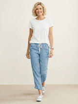 Alexa | Women's Drawstring Waist Casual Slim Fit Pants | The Bellemont Sisters Australia
